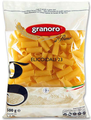 Elicoidali Nr. 23 (Granoro) - Rigatoni aus Hartweizengrieß aus Apulien